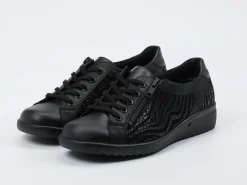 – Komfort-Sneaker aus Kalbleder in-Solidus Sale