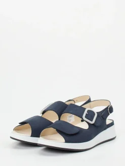 – Sandalen aus Nubukleder Dunkel-Solidus Hot