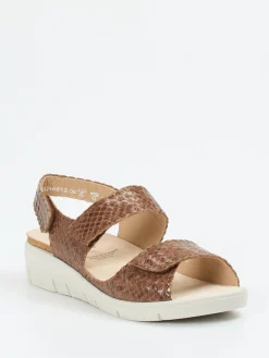 – Sandalette aus Flechtleder mittel-Solidus Sale