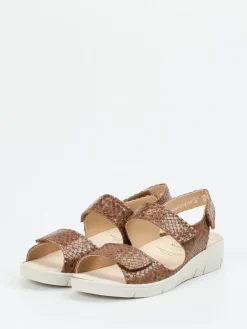 – Sandalette aus Flechtleder mittel-Solidus Sale