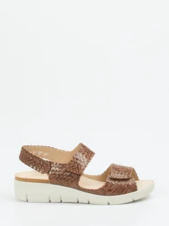 – Sandalette aus Flechtleder mittel-Solidus Sale