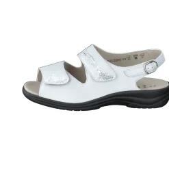 – Sandalette aus Kalbleder silber-Solidus Discount