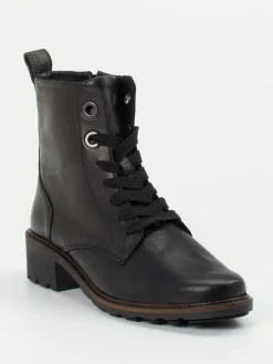 – Schnürboots aus Stretchleder in-Solidus