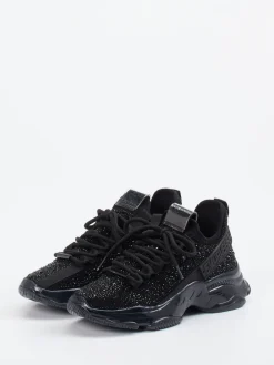 – Chunky Sneaker aus Synthetik mit Strass-Steve Madden