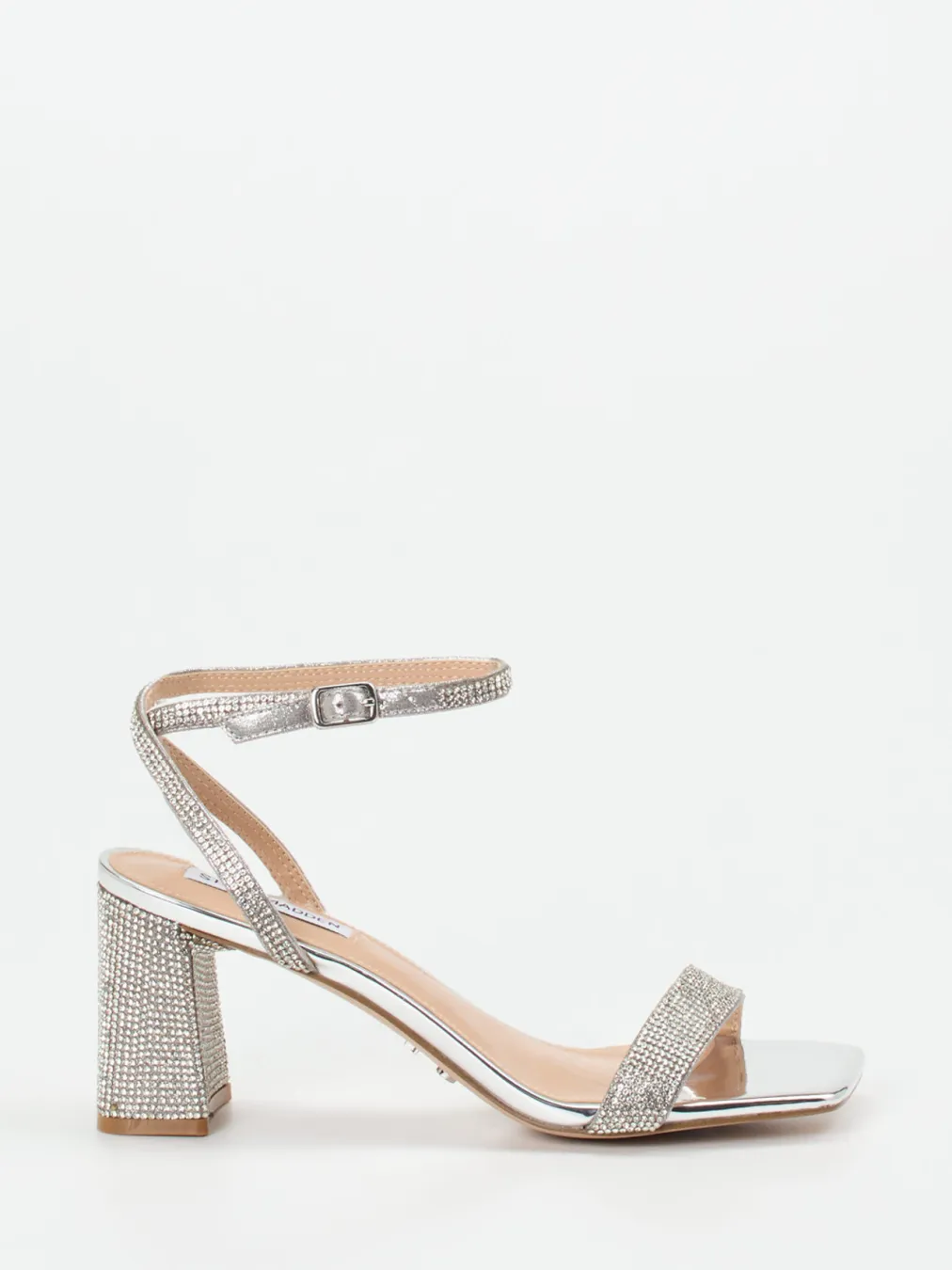 – High Heel Sandalette aus Metallicleder-Steve Madden Online