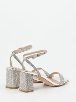 – High Heel Sandalette aus Metallicleder-Steve Madden Online