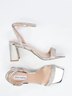 – High Heel Sandalette aus Metallicleder-Steve Madden Online