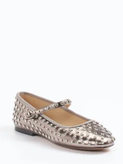 – Mary Janes aus Lederimitat Metallic-Taupe-Steve Madden