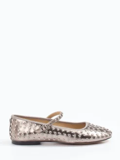 – Mary Janes aus Lederimitat Metallic-Taupe-Steve Madden