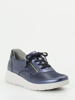 – Komfort-Sneaker aus Stretchleder metallic-Stuppy Online