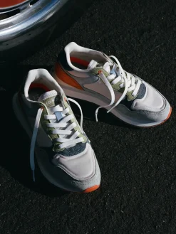 – Sneaker aus Veloursleder-Mix color-THE HOFF BRAND Sale