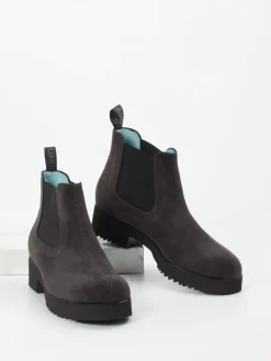 – Chelsea Boots aus Veloursleder anthrazit-Thierry Rabotin Online