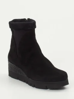 – Keilstiefeletten aus Veloursleder-Thierry Rabotin Clearance