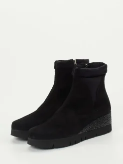 – Keilstiefeletten aus Veloursleder-Thierry Rabotin Clearance