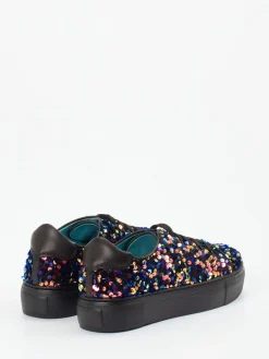 – Sneaker aus Metallic mit Pailletten-Thierry Rabotin