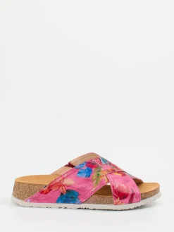 – Pantoletten aus geprägtem Leder color-Think New