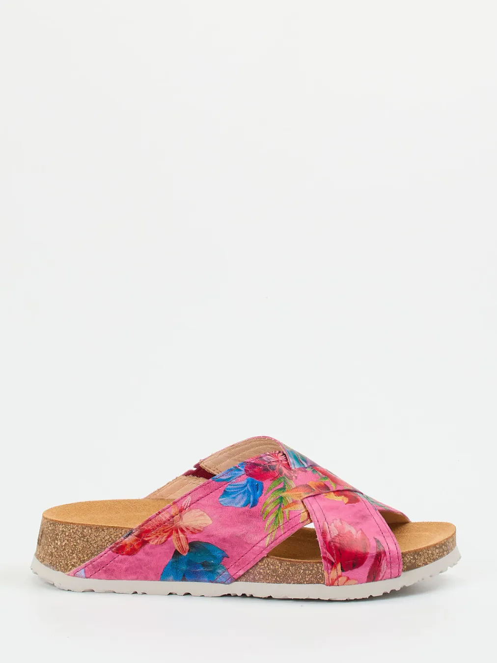 – Pantoletten aus geprägtem Leder color-Think New