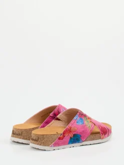 – Pantoletten aus geprägtem Leder color-Think New