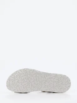 – Sandalen aus Ziegenleder in Oliv-Think Clearance