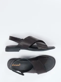 – Slingback-Sandalen aus Kalbleder-Think Discount