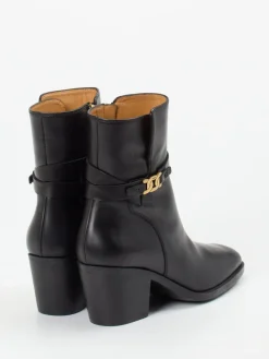 – Blockabsatz-Stiefeletten aus Kalbleder-Tod's Outlet