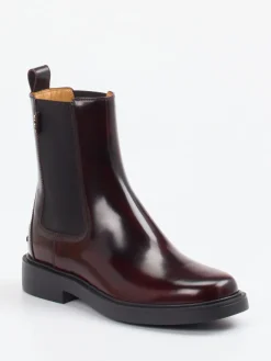 – Chelsea Boots aus Hochglanzleder Bordeaux-Tod's Discount