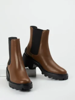 – Chelsea Boots aus Kalbleder in-Tod's New