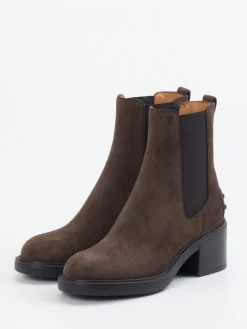 – Chelsea Boots aus Veloursleder Dunkel-Tod's Discount