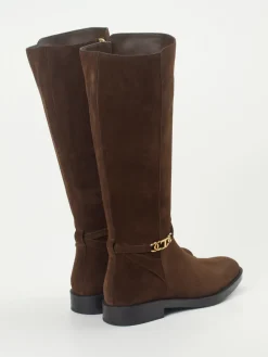 – Kniehohe Stiefel aus Veloursleder-Tod's Discount