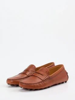 – Mokassin aus Kalbleder Cognacbraun-Tod's Clearance