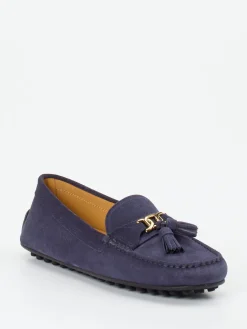 – Slipper aus Veloursleder in Dunkel-Tod's Best