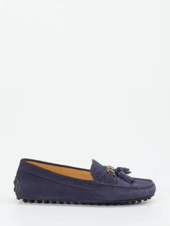 – Slipper aus Veloursleder in Dunkel-Tod's Best