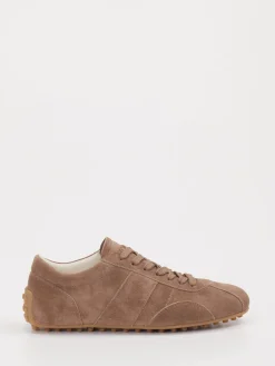 – Sneaker aus Veloursleder in Taupe-Tod's Hot