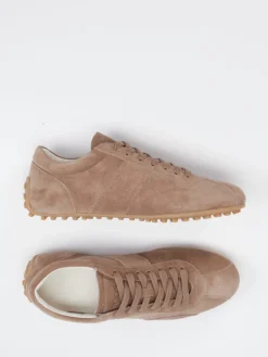– Sneaker aus Veloursleder in Taupe-Tod's Hot