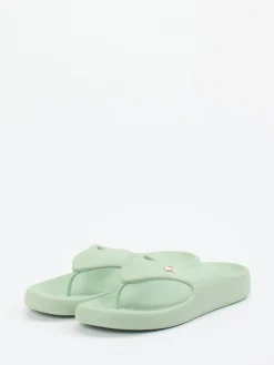 – Zehentrenner aus Synthetik in Salbei-Tommy Hilfiger