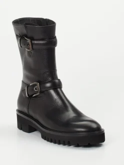 – Biker-Stiefelette aus Kalbleder-Truman's Online