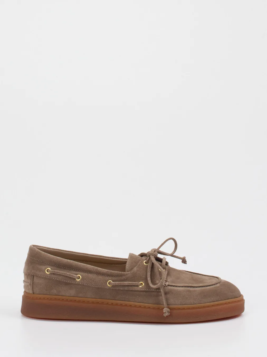 – Bootsschuh aus Veloursleder in Taupe-Truman's Outlet