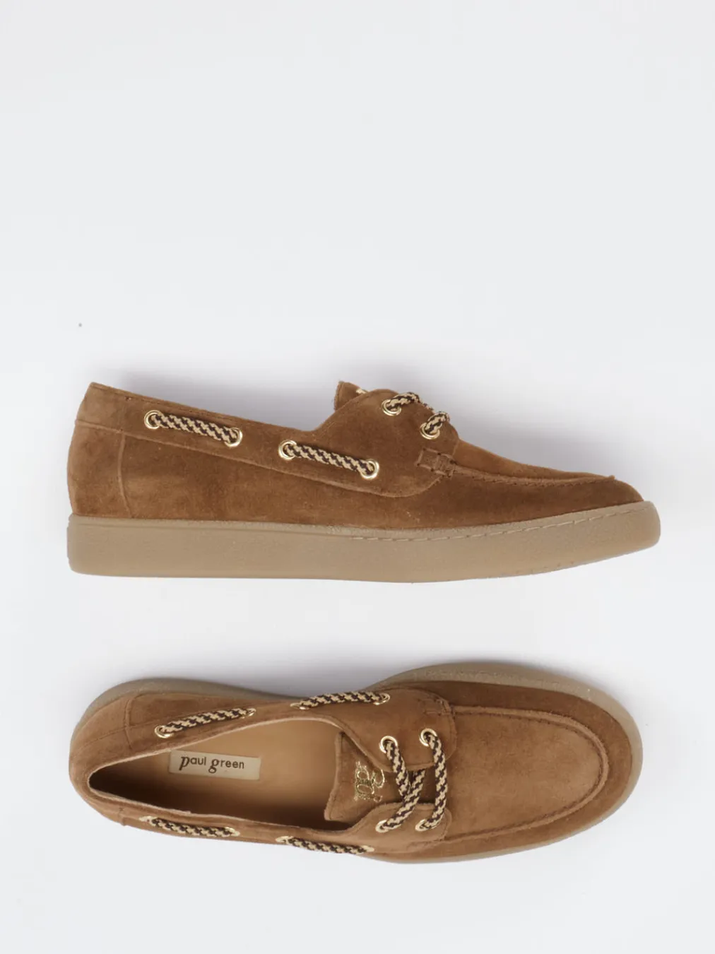 – Bootsschuh aus Veloursleder cognacfarben-Truman's Hot