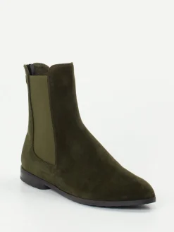 – Chelsea Boots aus Veloursleder oliv-Truman's Outlet