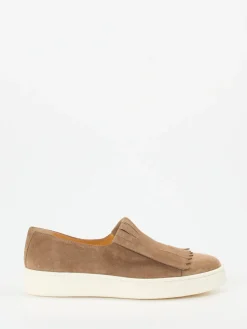 – Fransen-Loafer aus Veloursleder Sand-Truman's Best