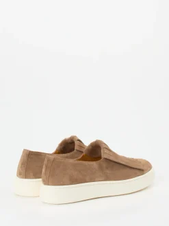 – Fransen-Loafer aus Veloursleder Sand-Truman's Best