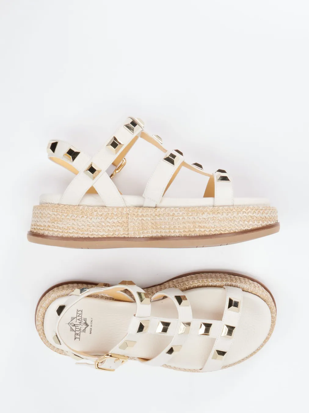 – Plateau-Sandalen aus Hirschleder in-Truman's Clearance