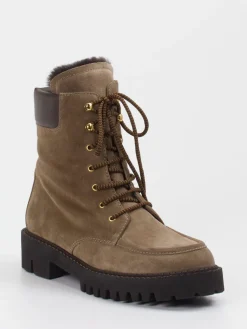 – Schnürboots aus Veloursleder in-Truman's New