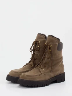 – Schnürboots aus Veloursleder in-Truman's New