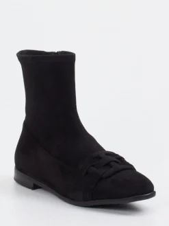 – Stiefeletten aus Veloursleder-Truman's Sale