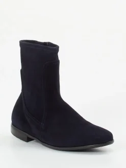 – Stiefeletten aus Veloursleder Dunkel-Truman's New