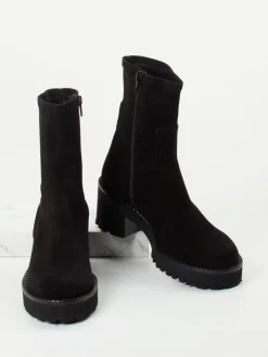 – Stiefeletten aus Veloursleder-Truman's Clearance