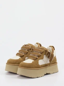 – Chunky Sneaker aus Velour/Textil sandbeige-UGG Hot