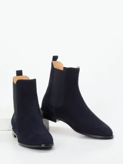 – Chelsea Boots aus Veloursleder Dunkel-Unützer Hot