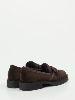 – Loafer aus Veloursleder Dunkel-Unützer Outlet